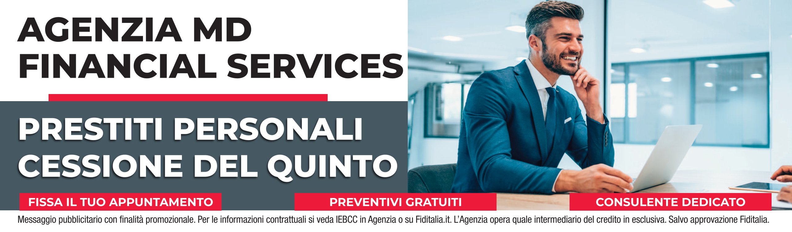 Contatti Agenzia MD Financial Services S.r.l. filiali Fiditalia - Prestiti personali, Cessione del quinto